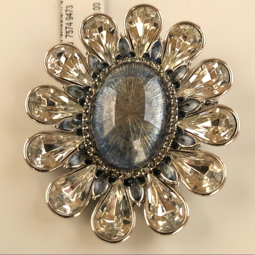 Lee Angel Crystals Rhinestones Pin Brooch
